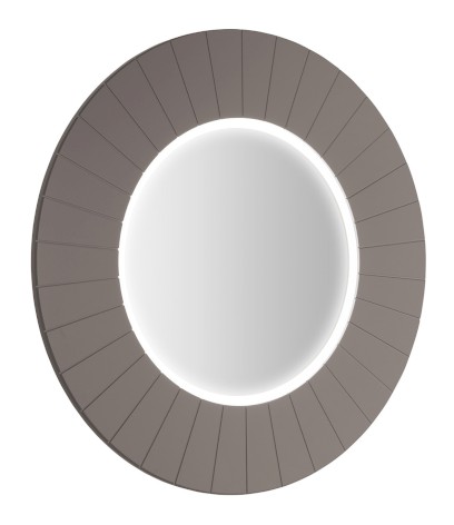 LUMIRO STRIP kulaté zrcadlo s LED osvětlením v rámu ø 75cm, agila LR750-4343S