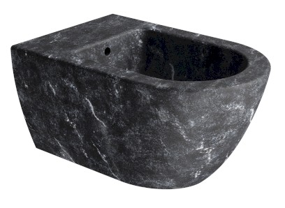 ALTACERAMICA bidet závěsný 36x55cm, mramor/černá mat AC20236