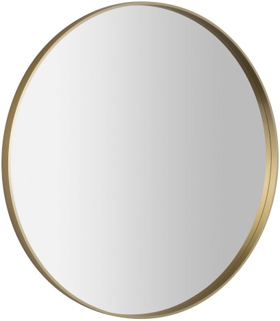 NOTION kulaté zrcadlo v rámu ø 80cm, zlato mat NT800G