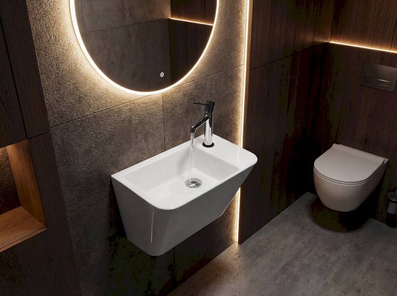 PRIMO keramické umývátko 50x28cm, bílá 100605