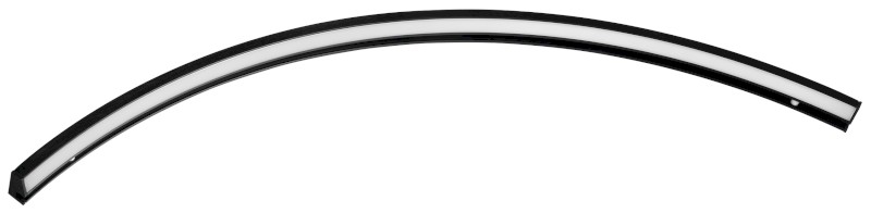 MOON LED svítidlo 8,8W, 230V, 573x12x22mm, R400mm, černá mat SL-2211/80MB