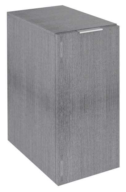CIRASA skříňka spodní 30x64x46cm, koš na prádlo, dub stříbrný CR318-1111