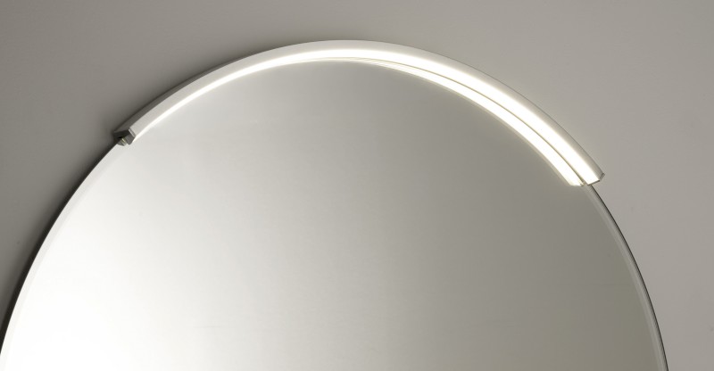 MOON LED svítidlo 6,5W, 230V, 431x12x22mm, R300mm, chrom SL-2211/60