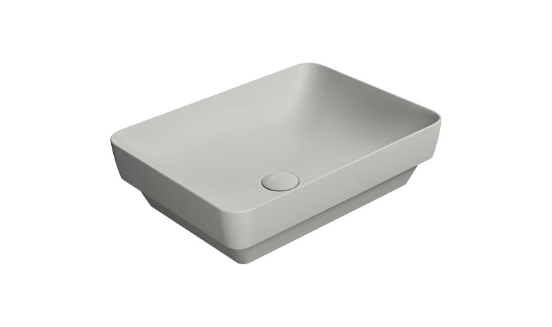 PURA keramické umyvadlo 50x38cm, cenere mat 884717