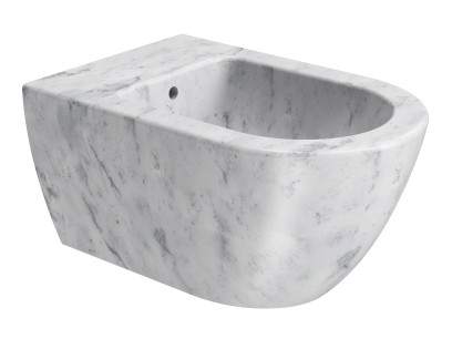 ALTACERAMICA bidet závěsný 36x55cm, mramor/bílá mat AC20235