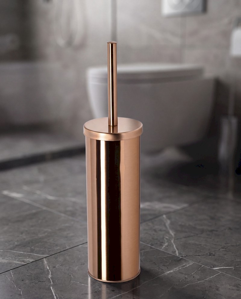 X-ROUND COPPER WC štětka na postavení, měď mat XJ012PG