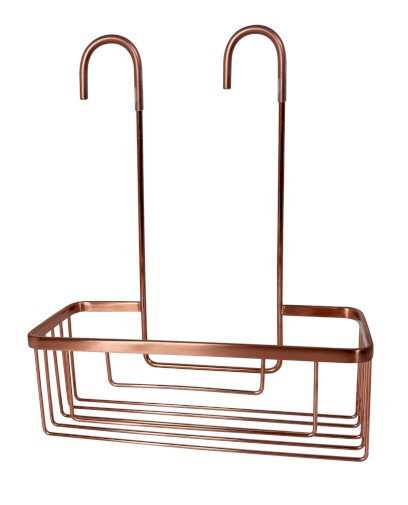 SMART polička do sprchy závěsná, na baterii, 300x375x120 mm, měď mat 248982