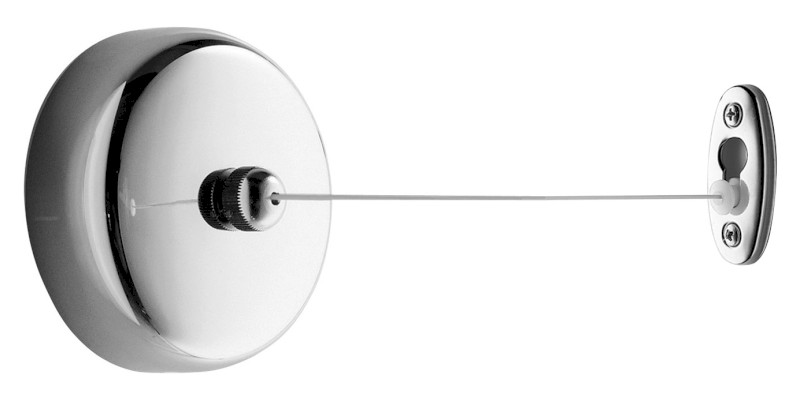 Vysouvací prádelní šňůra, 2700 mm, nerez lesk 2450