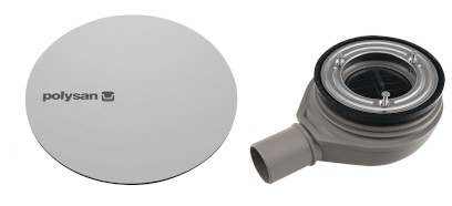 MIRAI vaničkový sifon, průměr 90mm, DN40, krytka nerez 72730