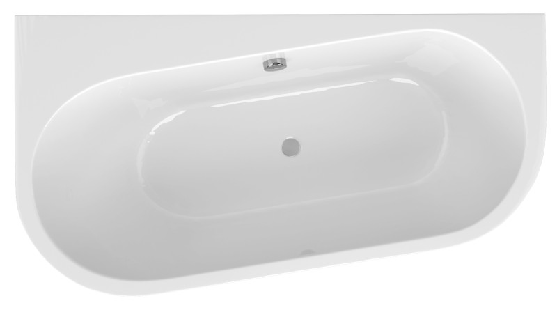 ASTRA WDL MONOLITH nástěnná stojící vana 160x85x60cm, bílá 30611MDL