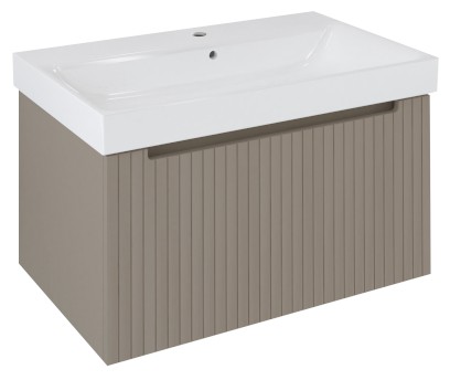 NELIO STRIP umyvadlová skříňka 76,5x44x49cm, 1x zásuvka, agila NL080-4343S