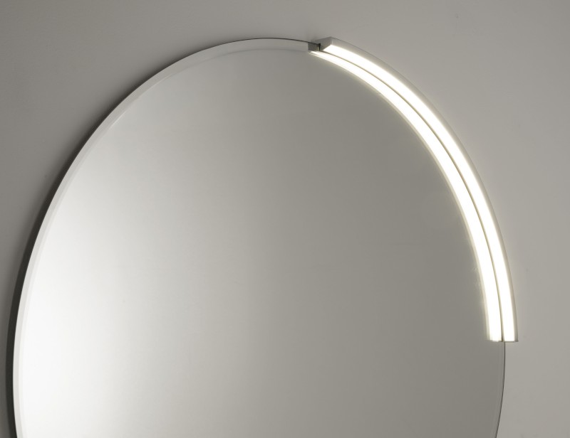 MOON LED svítidlo 8,8W, 230V, 573x12x22mm, R400mm, chrom SL-2211/80