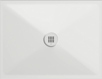 Keramická sprchová vanička, obdélník 90x70x2cm, bílá mat 46090709