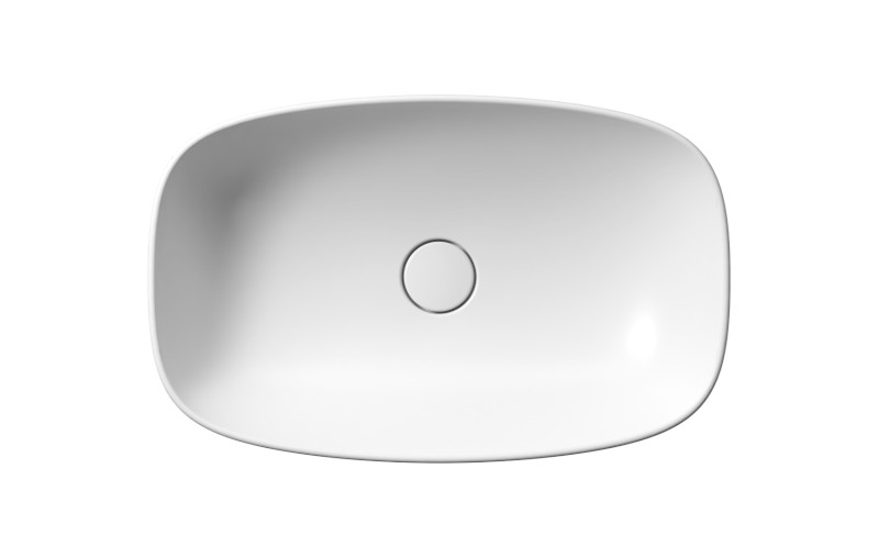 NUBES keramické umyvadlo na desku 60x38cm, bílá mat 978309