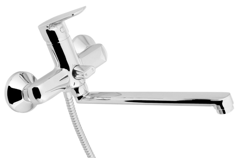 LOTTA nástěnná umyvadlová/vanová baterie, chrom LT640
