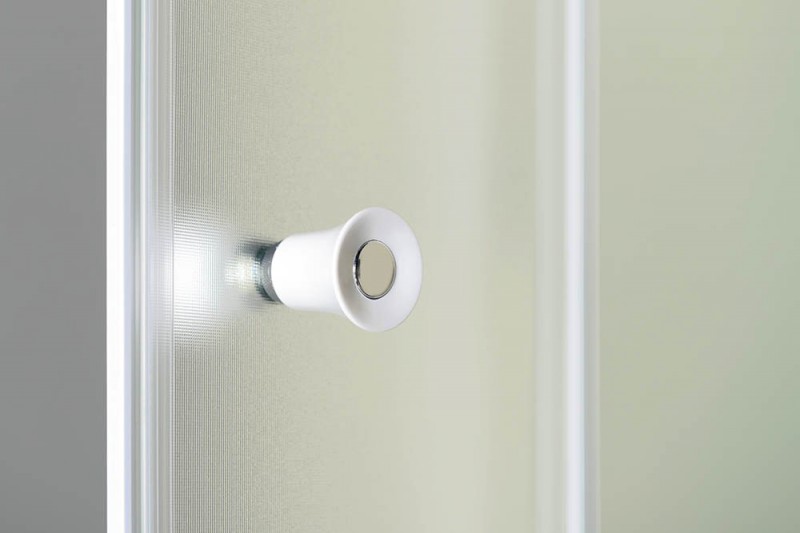 AMADEO posuvné sprchové dveře 1200 mm, sklo BRICK BTS120