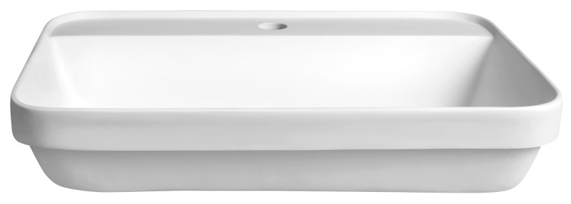 BRAHEA umyvadlo zápustné, Rockstone, 55x39 cm, bílá mat BE755