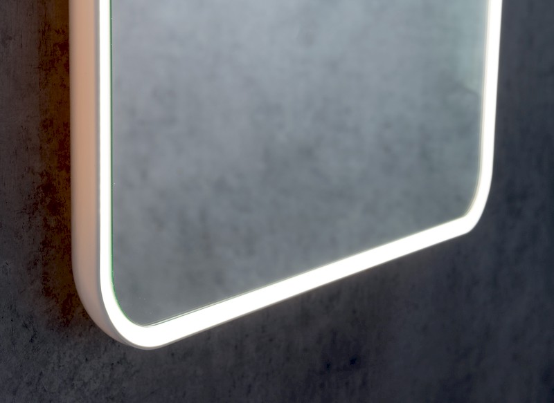 FLOAT zrcadlo s LED podsvícením 60x80cm, bílá 22572