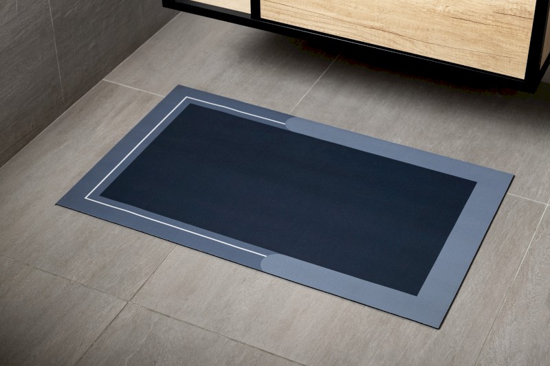 Koupelnová předložka 50x80cm, absorpční, modrá PCD012