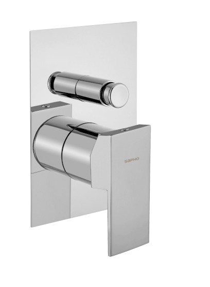 SPECTRE podomítková sprchová baterie, 2 výstupy, chrom 1102-42C