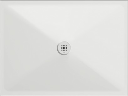 Keramická sprchová vanička, obdélník 120x90x2cm, bílá mat 46120909