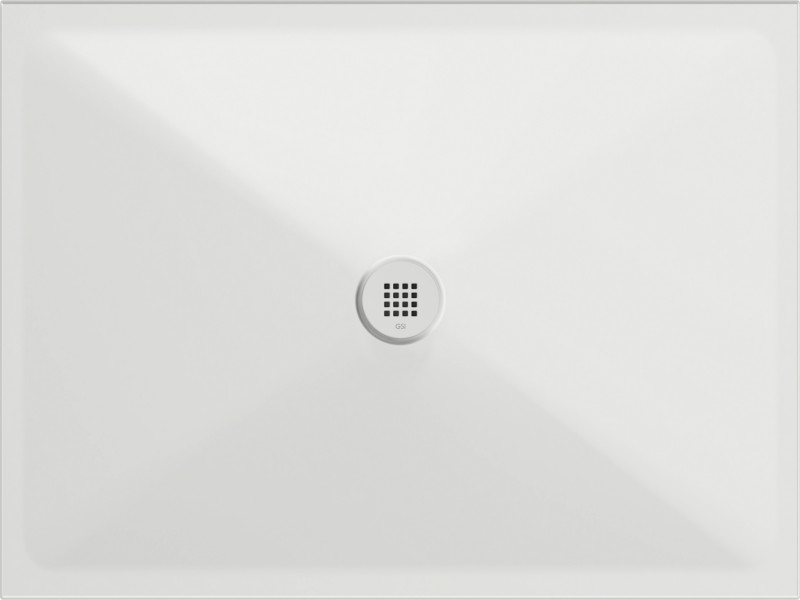 Keramická sprchová vanička, obdélník 120x90x2cm, bílá mat 46120909