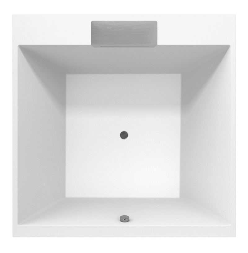 CAME FALLS čtvercová vana s konstrukcí 175x175x50cm, bílá 23611F