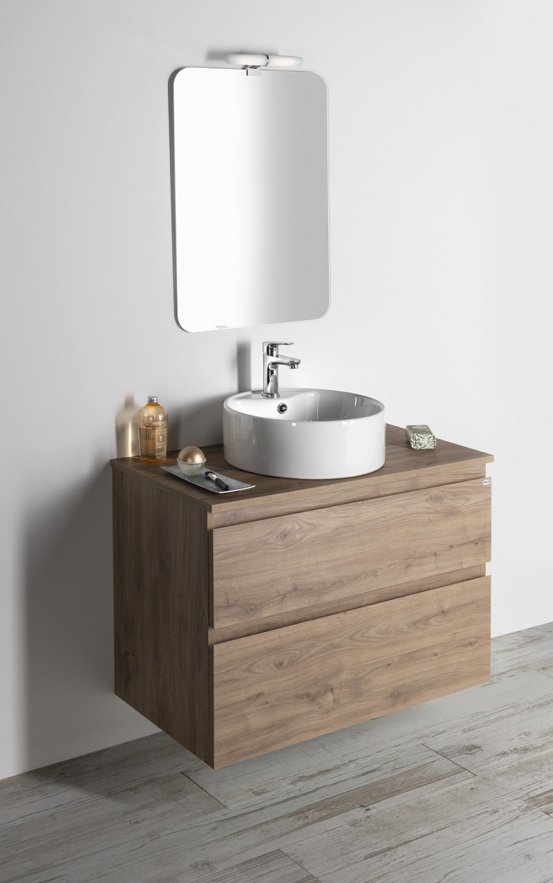 ALTAIR umyvadlová skříňka 67x60x45cm, dub emporio AI370