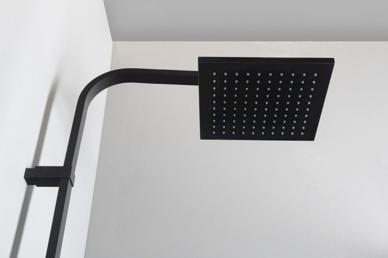 DIMY sprchový sloup s termostatickou baterií, černá mat DM322BL