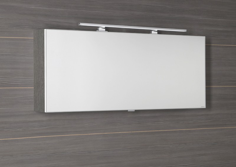 CLOE galerka s LED osvětlením 120x50x18cm, dub stříbrný CE120-0011