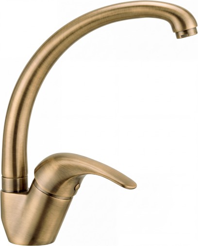 SALY stojánková dřezová baterie, výška 280mm, bronz SA516