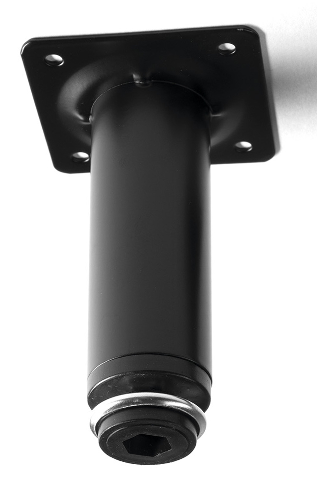 KERAMIA FRESH výškově stavitelná nožička, výška 100-110mm, černá mat 10077B