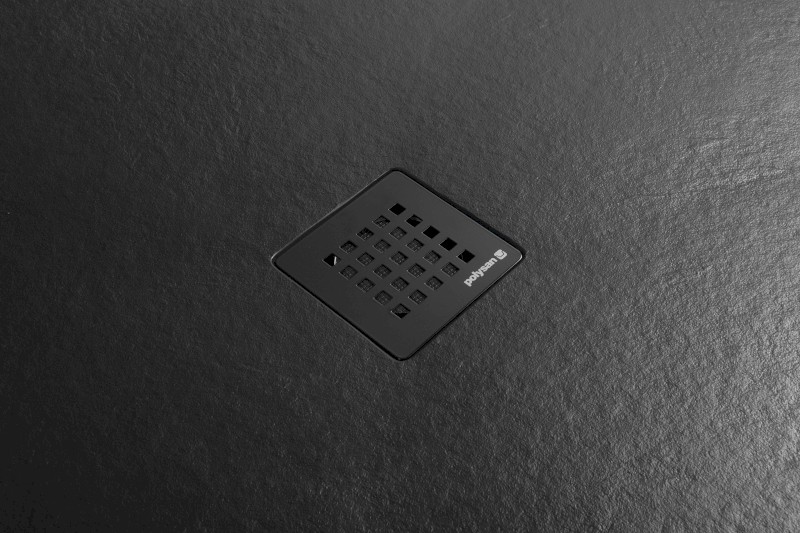 TRENECA vanička z litého mramoru s možností úpravy rozměru, 120x100cm, černá mat 84313.21