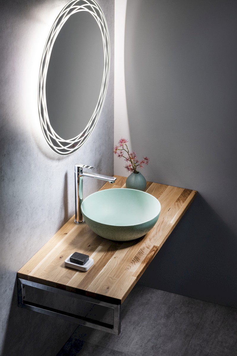 WOODY deska 900x28x500mm, masiv přírodní dub WD090-70