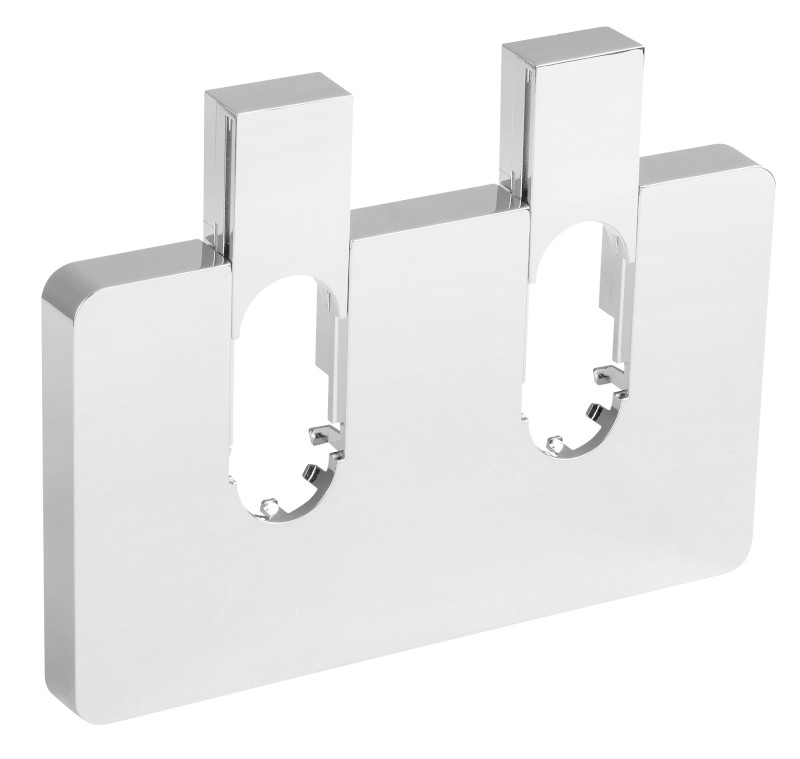 Q-START krycí rozeta pro středové připojení, chrom QS515C