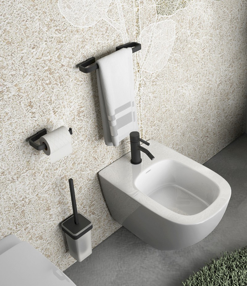 SAMOA držák ručníků 300mm, černá mat A8213014