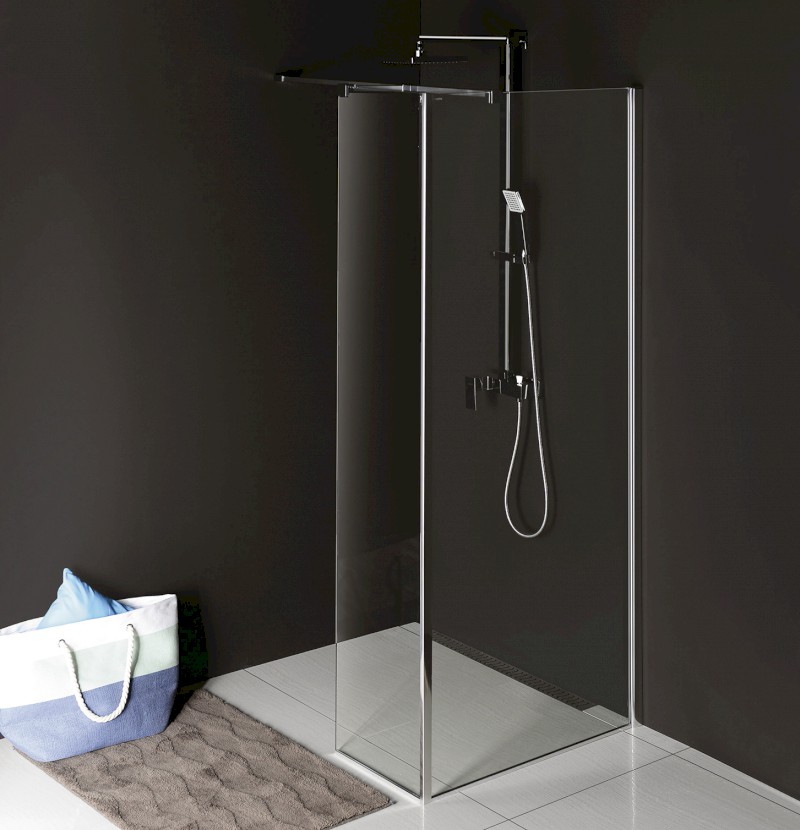 MODULAR SHOWER pevný panel k instalaci na stěnu modulu MS2, 1000 mm, pravý MS2B-100R