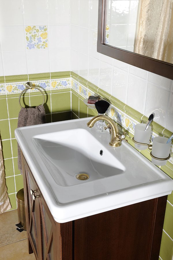 CROSS umyvadlová skříňka 70x81x47cm, buk CR375