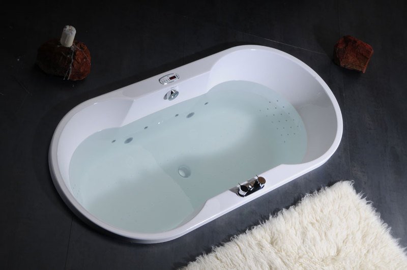 IO oválná vana 180x85x49cm, bílá 16611