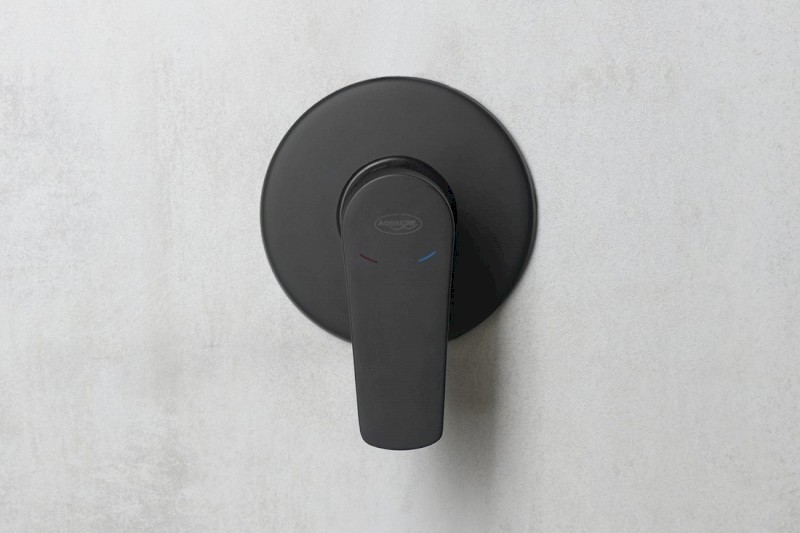 LOTTA podomítková sprchová baterie, 1 výstup, černá mat LT741B