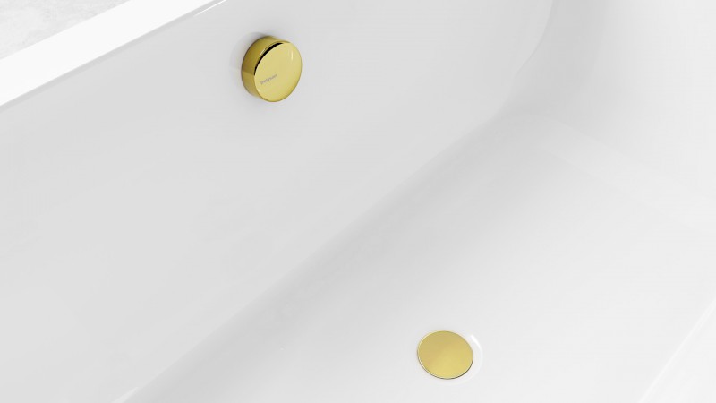 Vanová souprava, bovden, délka 800mm, zátka 72mm, zlato 71852.90