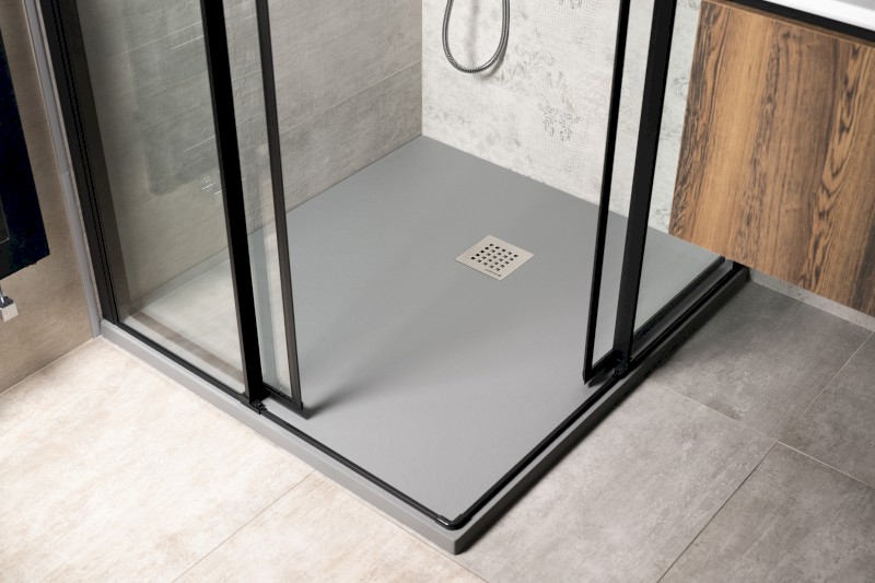 TRENECA vanička z litého mramoru s možností úpravy rozměru, 120x80cm, šedá mat 84302.31