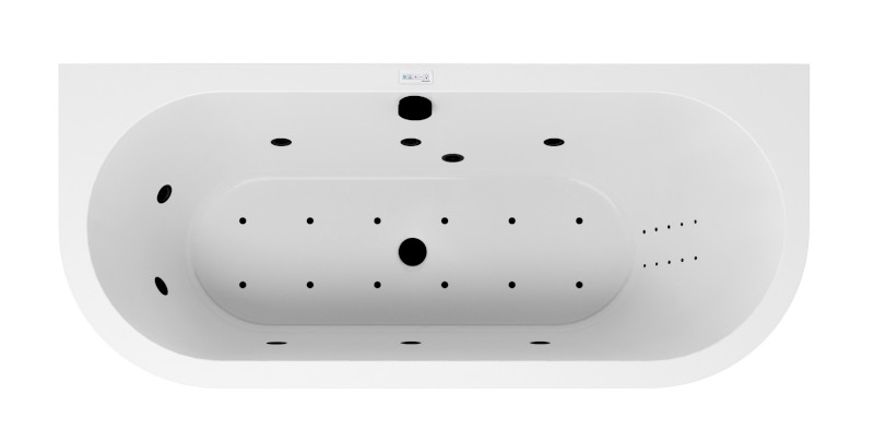 INFINITY HM systém HYDRO AIR, elektronické ovládání, černá mat MHAB