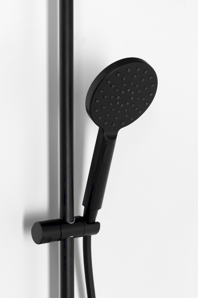 PAX sprchový sloup s pákovou baterií, černá mat XA139/15