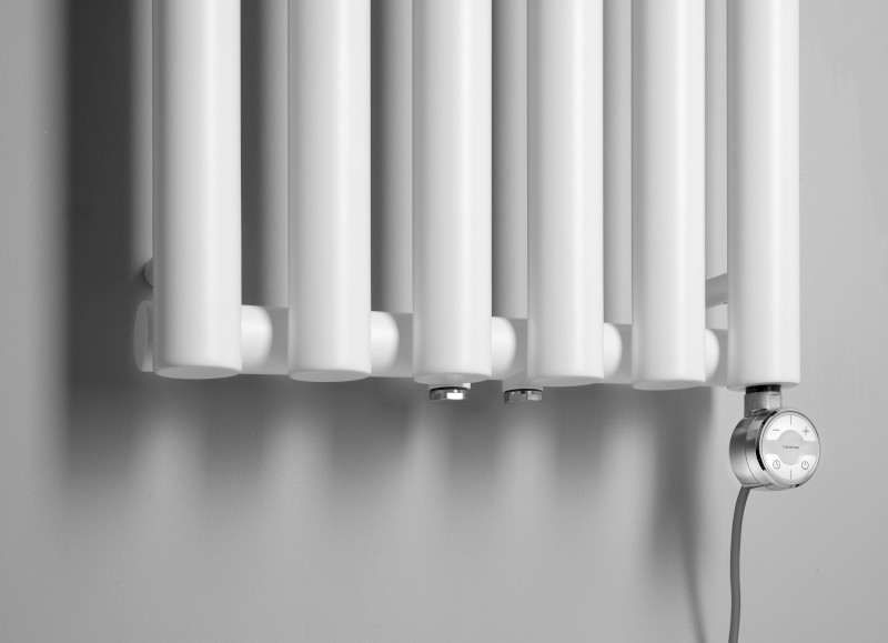 PILON otopné těleso 418x1800mm, se šesti háčky pro ručník, bílá mat IZ131T