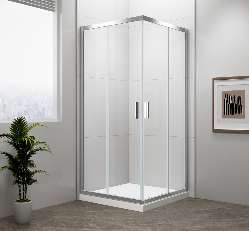 EASY čtvercová sprchová zástěna 800x800mm, čiré sklo EL5215