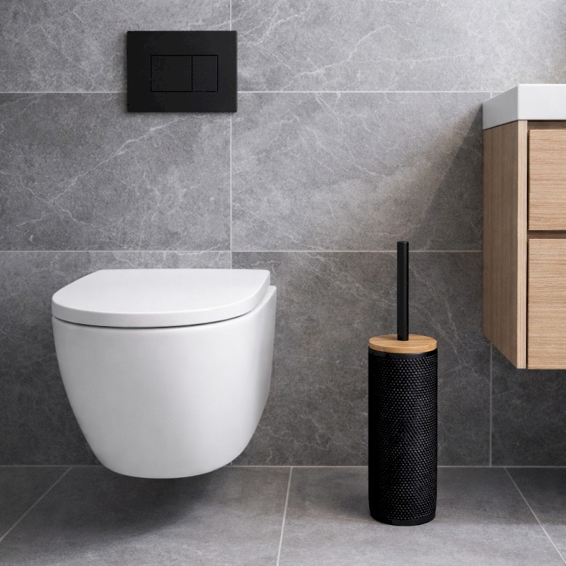 NOIR WC štětka na postavení, černá N6035