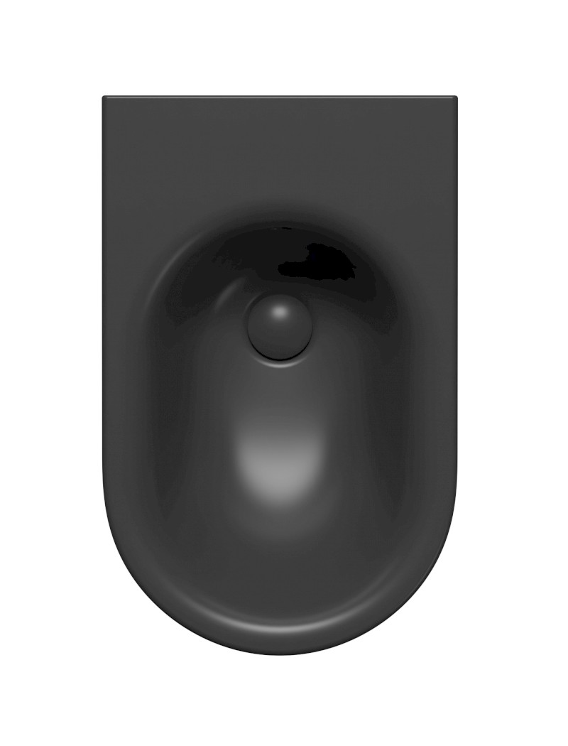 PURA ECO bidet závěsný, 36x55cm, černá mat 8867126