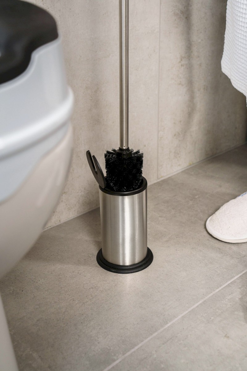HANDICAP WC štětka na postavení, extra dlouhá rukojeť 51cm, nerez mat A112400