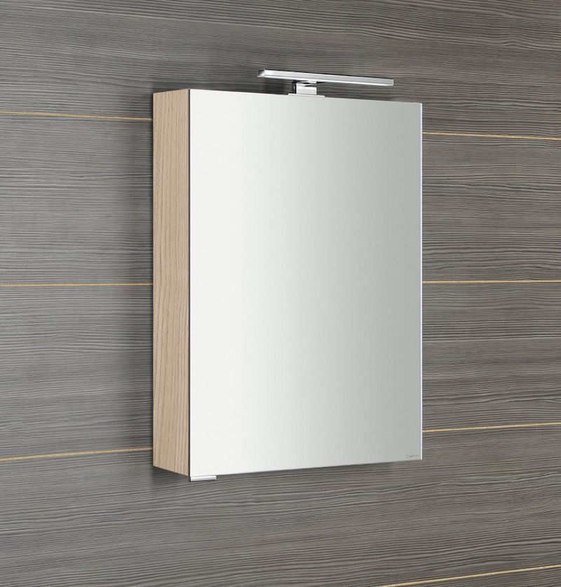 MIRRÓ galerka s LED osvětlením, 50x70x16cm, levá/pravá, jilm bardini MC050-0013